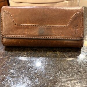Frye Brown Leather  Wallet